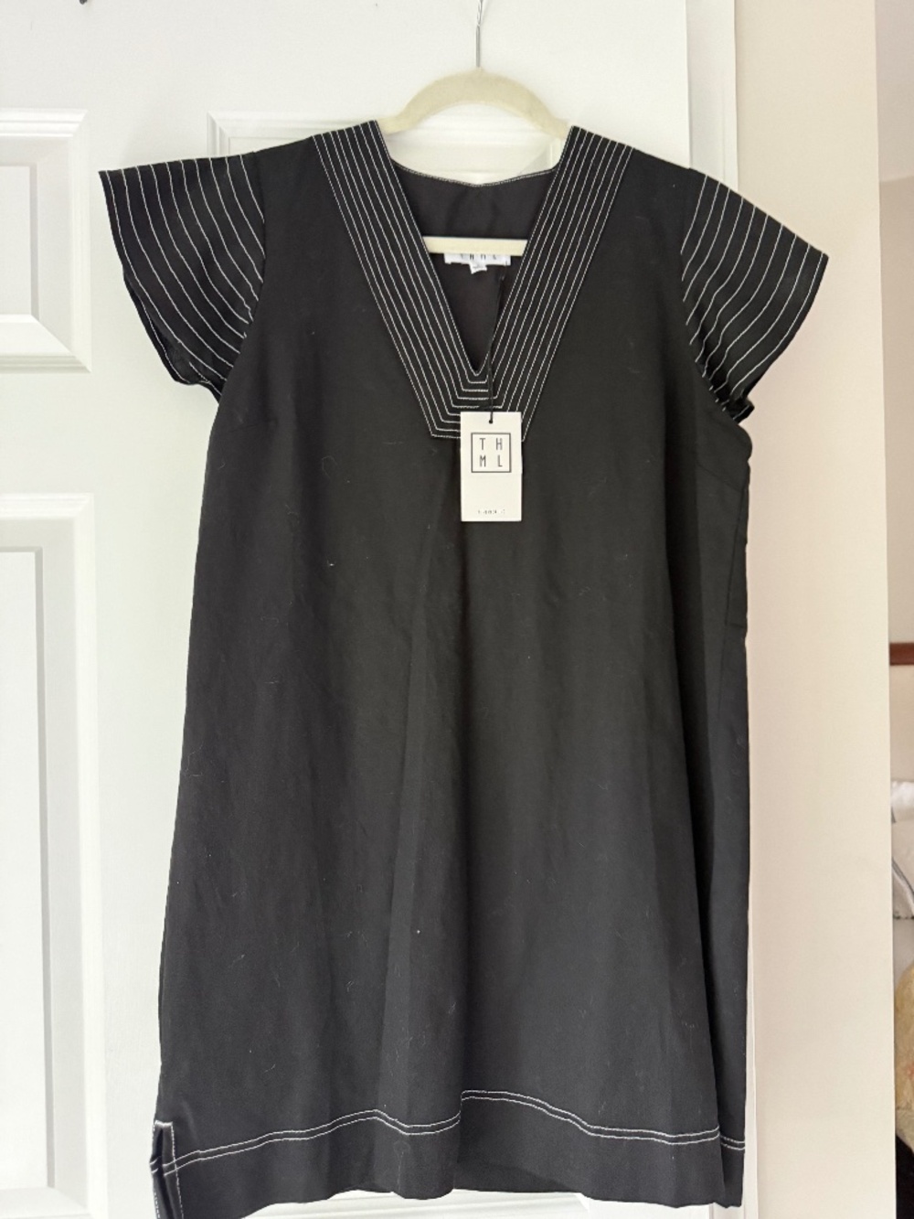 THML flutter sleeve dress